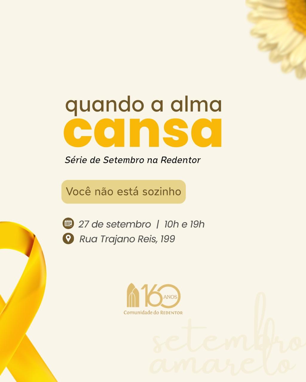 Quando a Alma Cansa – Você Não Está Sozinho